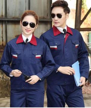 秋冬長袖工作服建筑工廠耐磨款